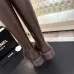 Chanel Classic Double‑C Suede Calfskin Knee‑High Riding Boots #A68552