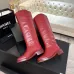 Chanel Classic Double‑C Suede Calfskin Knee‑High Riding Boots #A68553