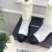 Chanel Double‑C Color Block Sock Ankle Boots 7.5cm Heel #A68532