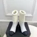 Chanel Double‑C Color Block Sock Ankle Boots 7.5cm Heel #A68532