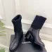 Chanel Double‑C Color Block Sock Ankle Boots 7.5cm Heel #A68534