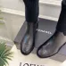 Chanel Double‑C Color Block Sock Ankle Boots 7.5cm Heel #A68534