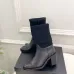 Chanel Double‑C Color Block Sock Ankle Boots 7.5cm Heel #A68534