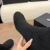 Chanel Stretch Suede Double‑C Side‑Zip Ankle Boots 5cm Heel #A68601