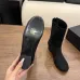Chanel Stretch Suede Double‑C Side‑Zip Ankle Boots 5cm Heel #A68601