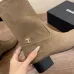 Chanel Stretch Suede Double‑C Side‑Zip Ankle Boots 5cm Heel #A68603