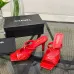 Chanel 2026 Double‑Strap Square‑Toe Heel Slide Sandals #A68681