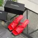 Chanel 2026 Double‑Strap Square‑Toe Heel Slide Sandals #A68681