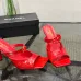 Chanel 2026 Double‑Strap Square‑Toe Heel Slide Sandals #A68681