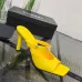 Chanel 2026 Double‑Strap Square‑Toe Heel Slide Sandals #A68682