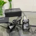 Chanel 2026 Double‑Strap Square‑Toe Heel Slide Sandals #A68683