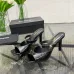 Chanel 2026 Double‑Strap Square‑Toe Heel Slide Sandals #A68683