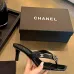 Chanel 2026 Double‑Strap Square‑Toe Heel Slide Sandals #A68685