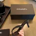 Chanel 2026 Double‑Strap Square‑Toe Heel Slide Sandals #A68685