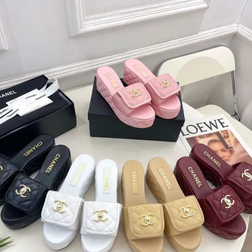 Chanel shoes for Women Chanel sandals Black/White/Red/Pink/Yellow #B47701