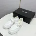 Women Chanel Flat loafers calfskin wine red/Black/White #B55712