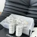 Women's Chanel Tweed Platform Sandals with Pearl Embellishments #B45786