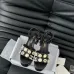 Women's Chanel Tweed Platform Sandals with Pearl Embellishments #B45786