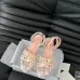 Women's Chanel Tweed Platform Sandals with Pearl Embellishments #B45786