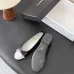 Chanel Black & White Patent Leather Ballet Flats with Bow Detail for Women #A69858