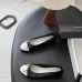 Chanel Black & White Patent Leather Ballet Flats with Bow Detail for Women #A69858