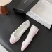 Chanel Pink Tweed Ballet Flats with Leather Cap and Bow Detail, Women’s Classic Pumps #A69861