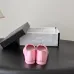 Chanel Pink & White Leather Ballet Flats with Bow Detail, Women’s Classic Pumps #A69862