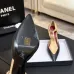 Chanel Two Tone Double C Pointed Toe Slingback Stiletto Pumps #B66696