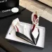 Chanel Two Tone Double C Pointed Toe Slingback Stiletto Pumps #B66697
