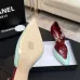 Chanel Two Tone Double C Pointed Toe Slingback Stiletto Pumps #B66699