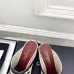 Chanel Two Tone Leather CC Block Heel Mules 8.5cm Heels #B66652