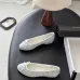 Chanel Women’s Classic Ballet Flats in Light Blue Tweed & Leather Cap with Bow Detail #A69860
