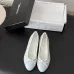 Chanel Women’s Classic Ballet Flats in Light Blue Tweed & Leather Cap with Bow Detail #A69860