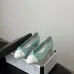 Chanel Women’s Light Blue & White Patent Leather Ballet Pumps with Bow Detail #A69859