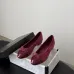 Chanel Women’s Pink Suede & Patent Leather Ballet Pumps with Bow Detail #A69854