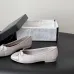 Chanel Women’s Pink Suede & Patent Leather Ballet Pumps with Bow Detail #A69855