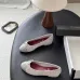Chanel Women’s Pink Suede & Patent Leather Ballet Pumps with Bow Detail #A69855
