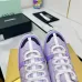 Chanel Denim Suede Calfskin Neon Orange CC Logo Trainers #B53157