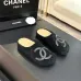 Chanel Classic Double C Suede Closed‑Toe Birkenstock Mules #A68546