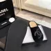Chanel Classic Double C Suede Closed‑Toe Birkenstock Mules #A68546