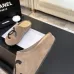 Chanel Classic Double C Suede Closed‑Toe Birkenstock Mules #A68547