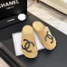 Chanel Classic Double C Suede Closed‑Toe Birkenstock Mules #A68548