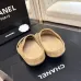 Chanel Classic Double C Suede Closed‑Toe Birkenstock Mules #A68548