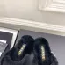 Chanel Double C Turnlock Shearling Lined Mule Slippers #A68535