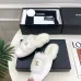 Chanel Double C Turnlock Shearling Lined Mule Slippers #A68536