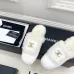 Chanel Double C Turnlock Shearling Lined Mule Slippers #A68536