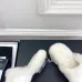 Chanel Double C Turnlock Shearling Lined Mule Slippers #A68536