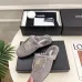 Chanel Double C Turnlock Shearling Lined Mule Slippers #A68537