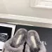 Chanel Double C Turnlock Shearling Lined Mule Slippers #A68537