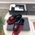 Chanel Double C Turnlock Shearling Lined Mule Slippers #A68539